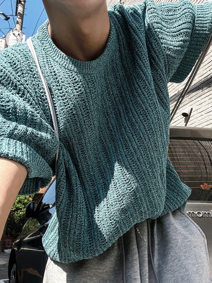 Fascale Buccle Scarlet Round Knitwear
