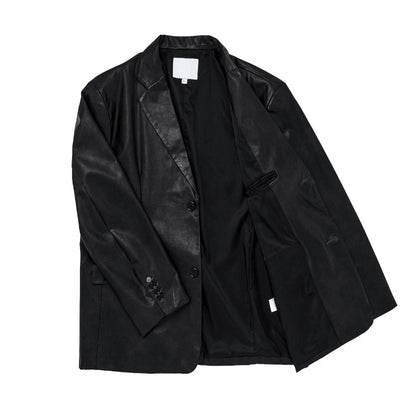 Low Classic Leather Blazer Jacket