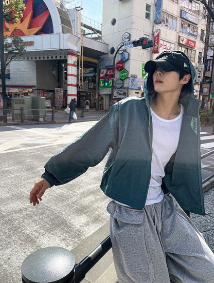 arc-in crop hood windbreaker