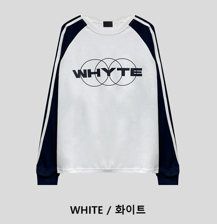 Farondie Velvet Track Raglan T-shirt