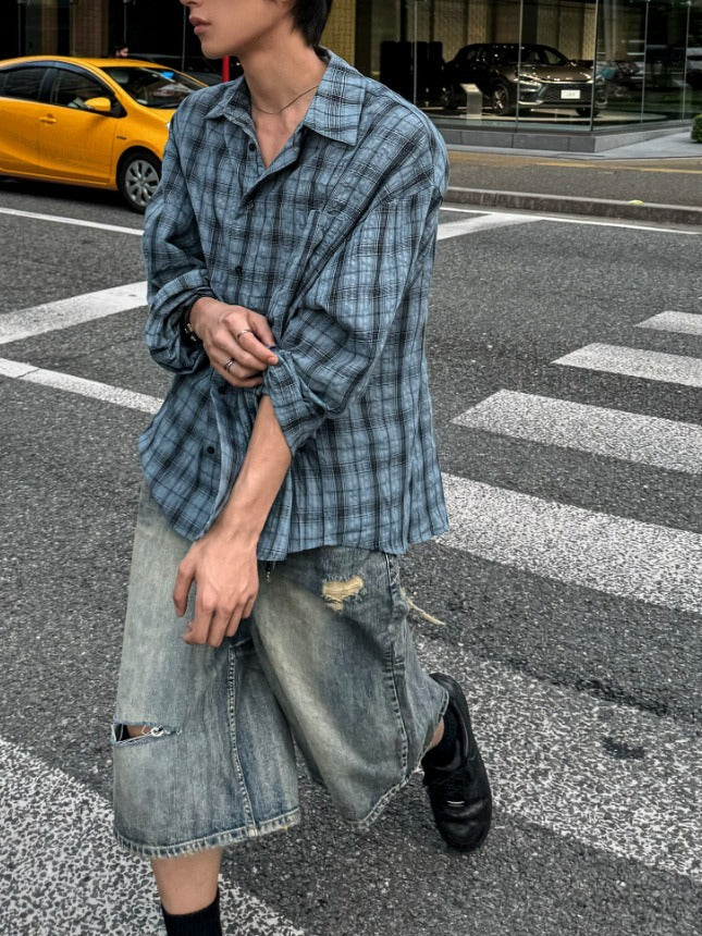 Aron Linkle checkered shirt