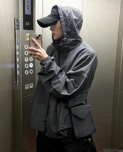 Gorpcore Hooded Windbreaker