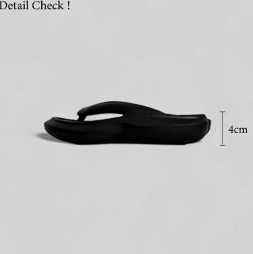 2.5cm Waterproof Height-Boosting Flip-Flops