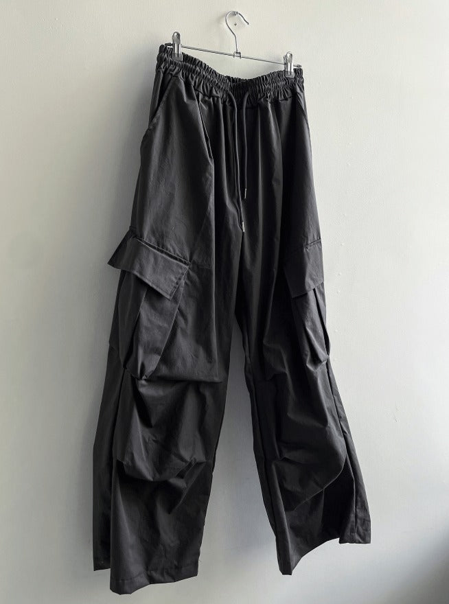 Unbalanced Cargo Balloon Pants 4C
