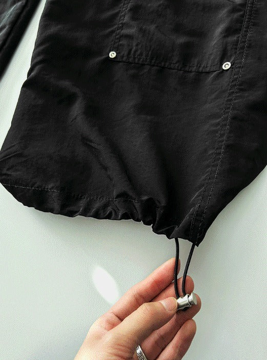 Double ni Nylon Carpenter Wide Pants