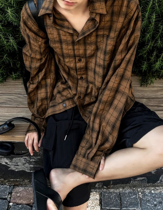 Oasis Wrinkled Check Shirt