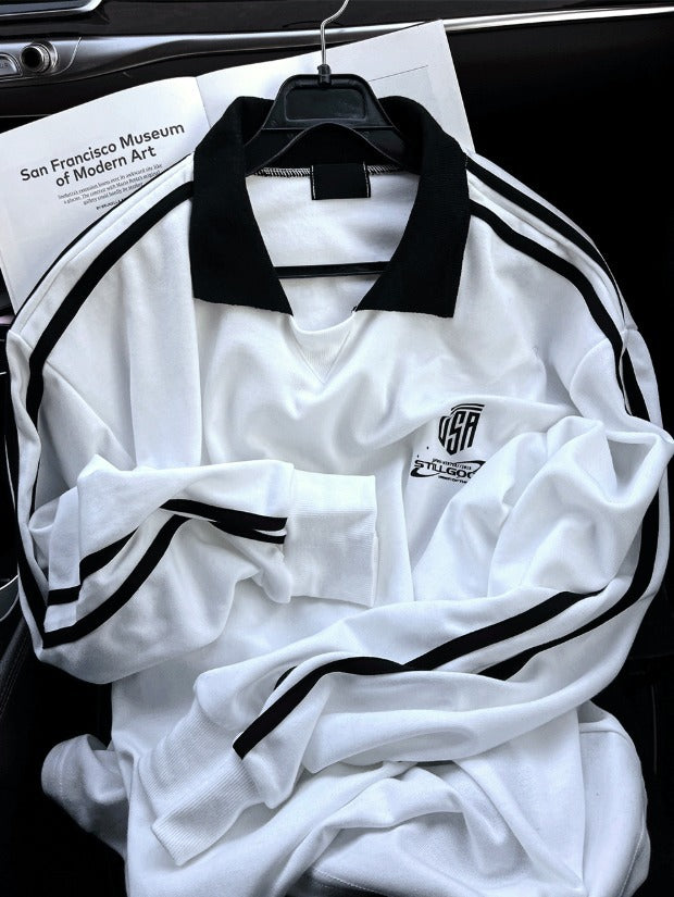 Arc Track Collar T-Shirt