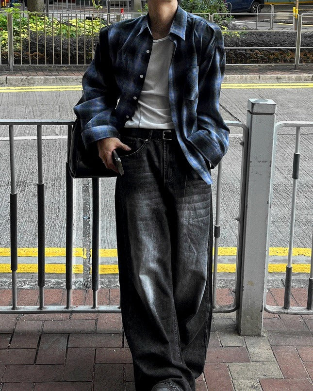 Ford Vintage Washing Long Wide Denim