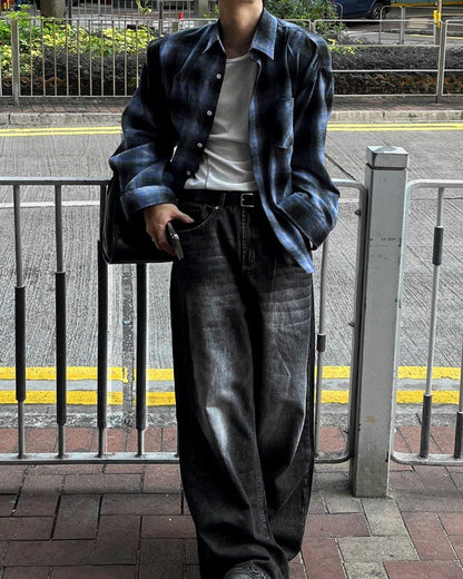 Ford Vintage Washing Long Wide Denim