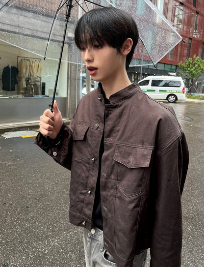 Pocket China Crop Jacket