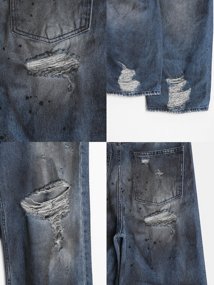 Summer Distressed Denim Pants