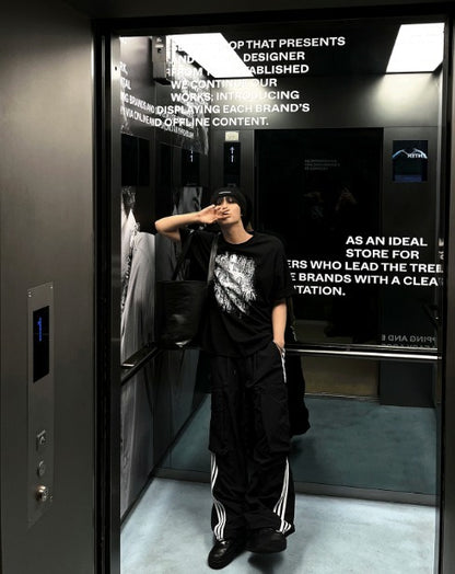 nebrae grunge short-sleeved T-shirt