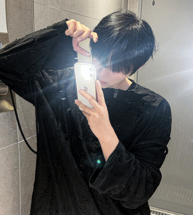 summer grunge over damage knit