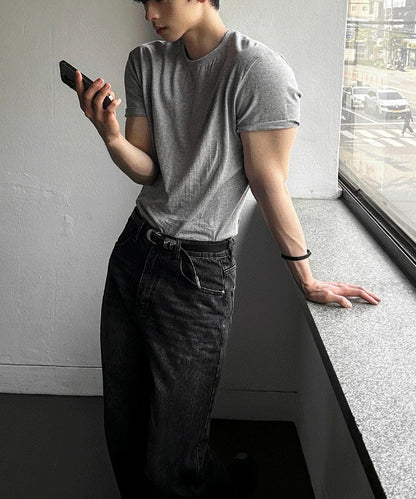 Deep Feel Wide Denim Pants
