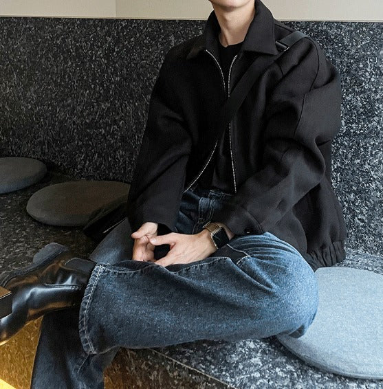 Black Marble chelsea boots