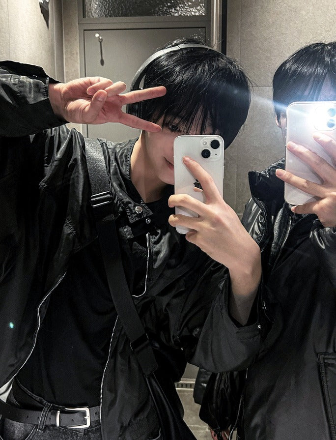 perry biker windbreaker jacket