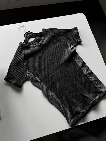 Pigment Muscle Fit Short Sleeve Knit