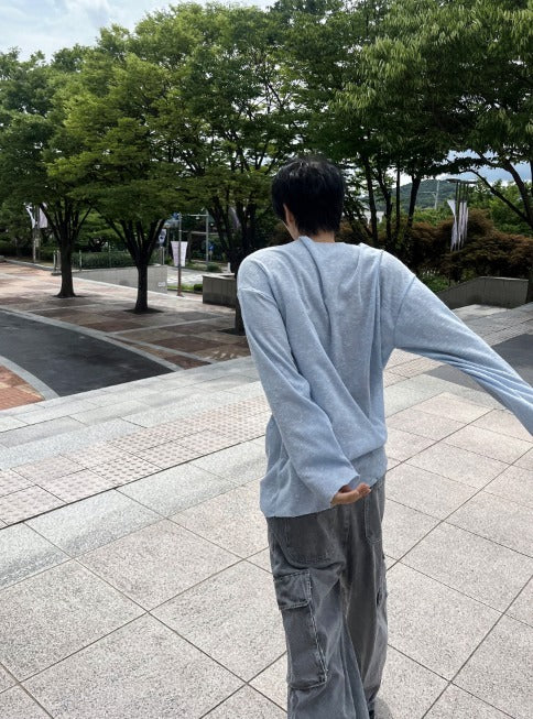 Balloon Stitch Cargo String Denim Pants