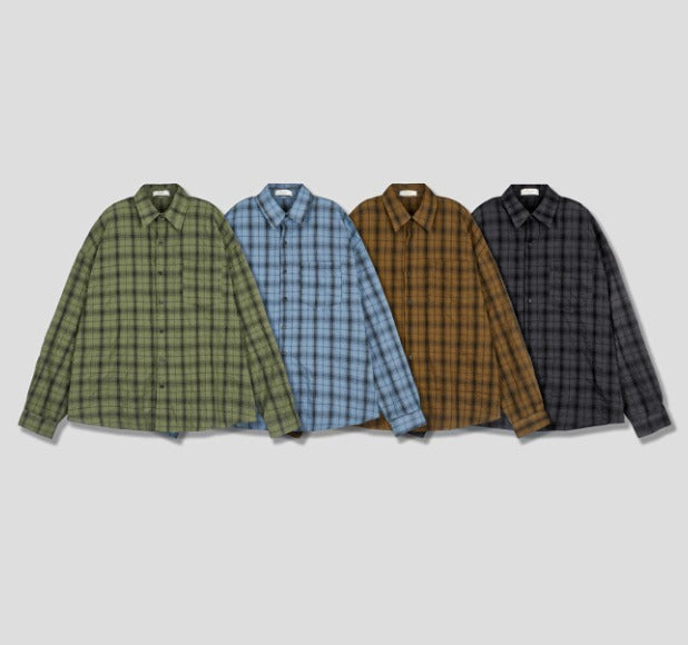 Oasis Wrinkled Check Shirt