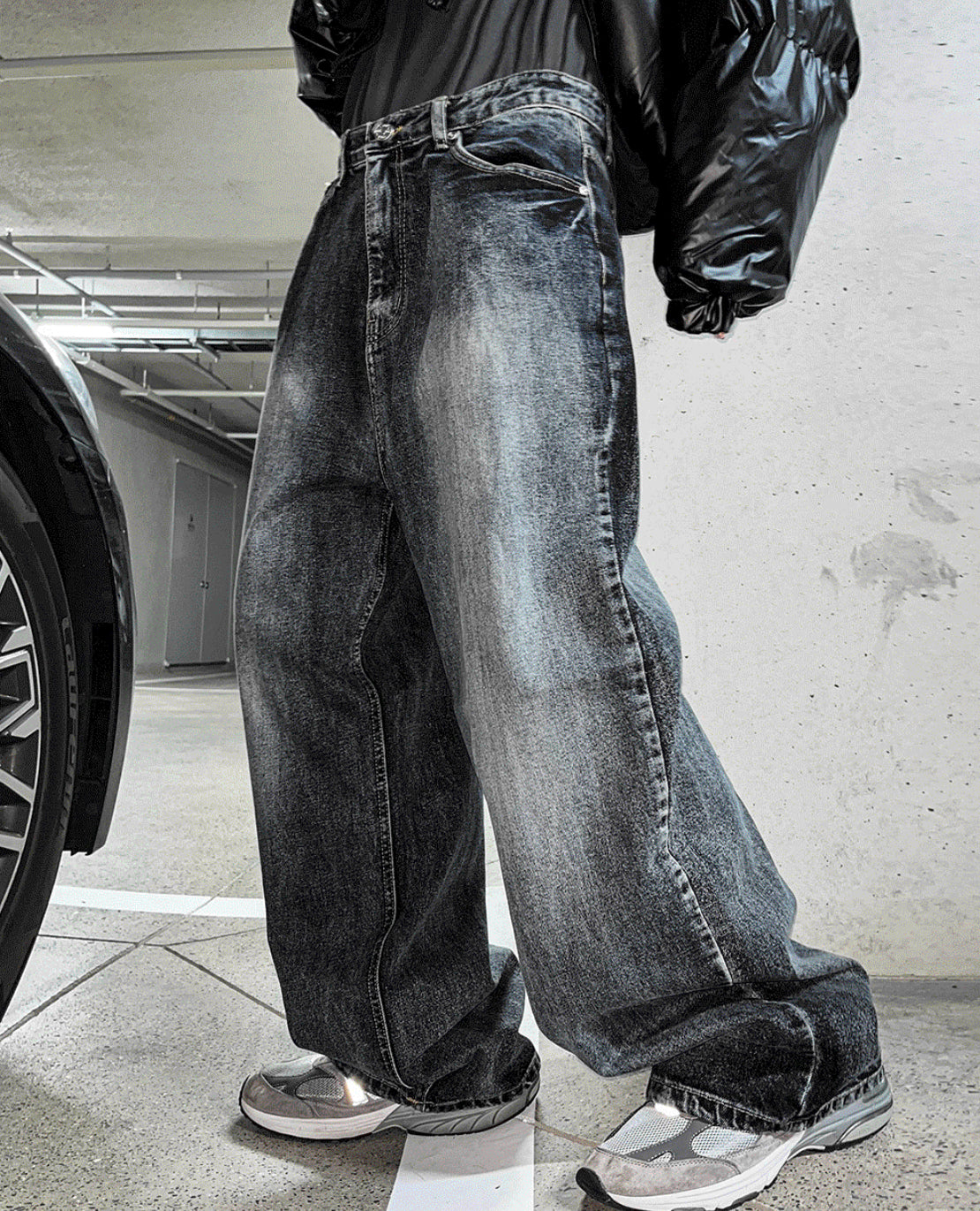 Brush Denim Pants