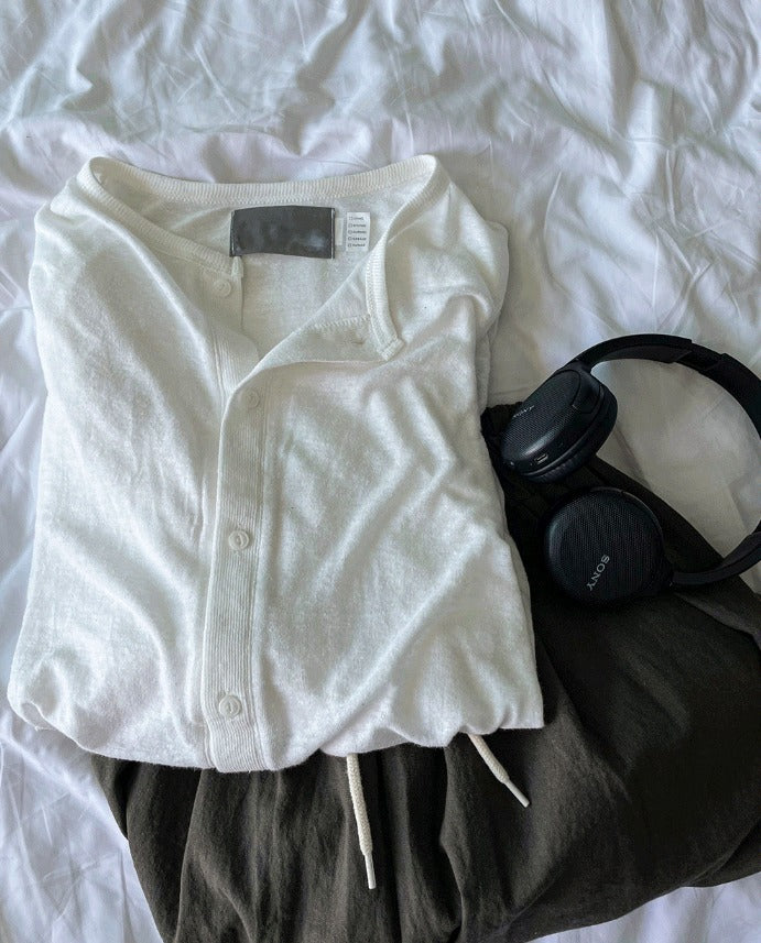 Acid Linen Cardigan