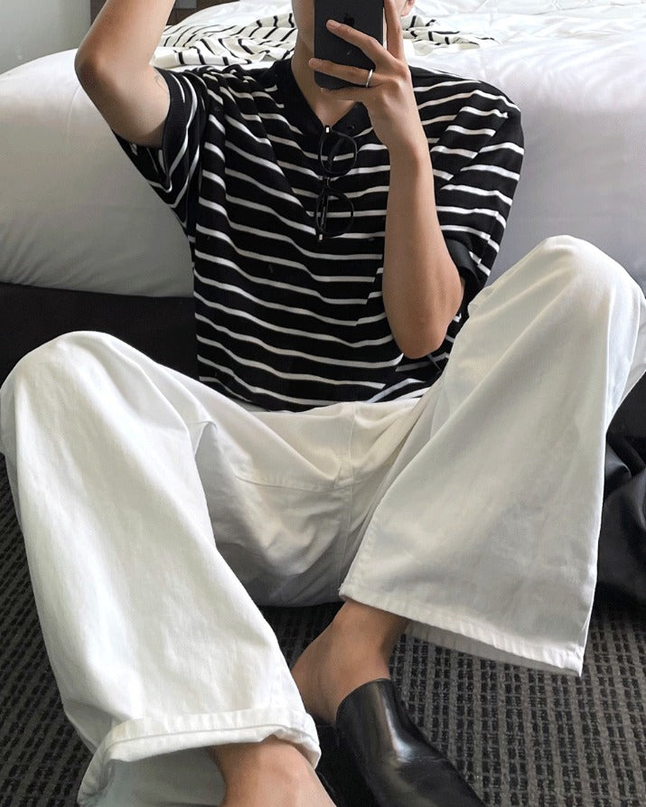 Ordinary Stripe Short Sleeve Tee