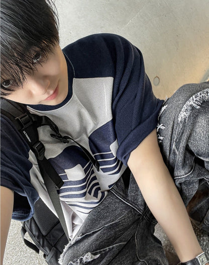 99 Raglan Short Sleeve Knit