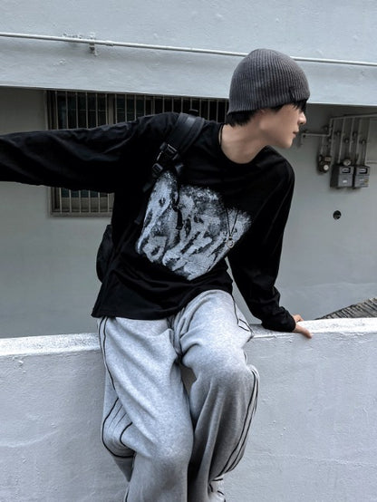Loose-Fit Sweatshirt Tee