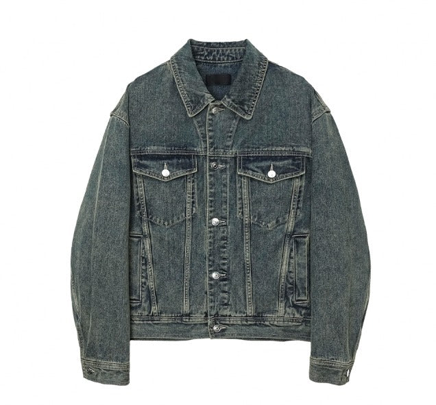 contemble snow denim jacket