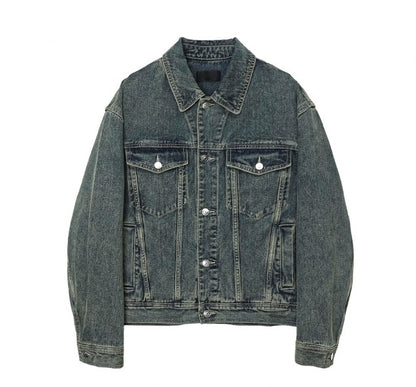 contemble snow denim jacket
