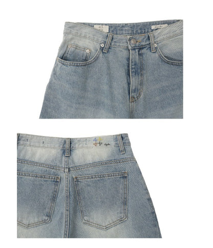 Embo Ice Washing Denim Pants