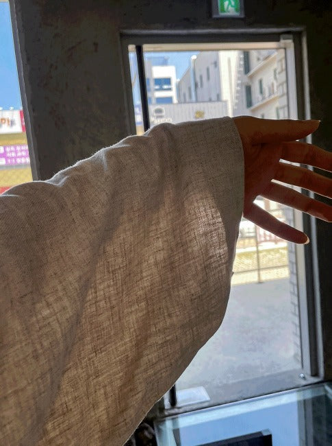 Linen Bomber Summer Jacket