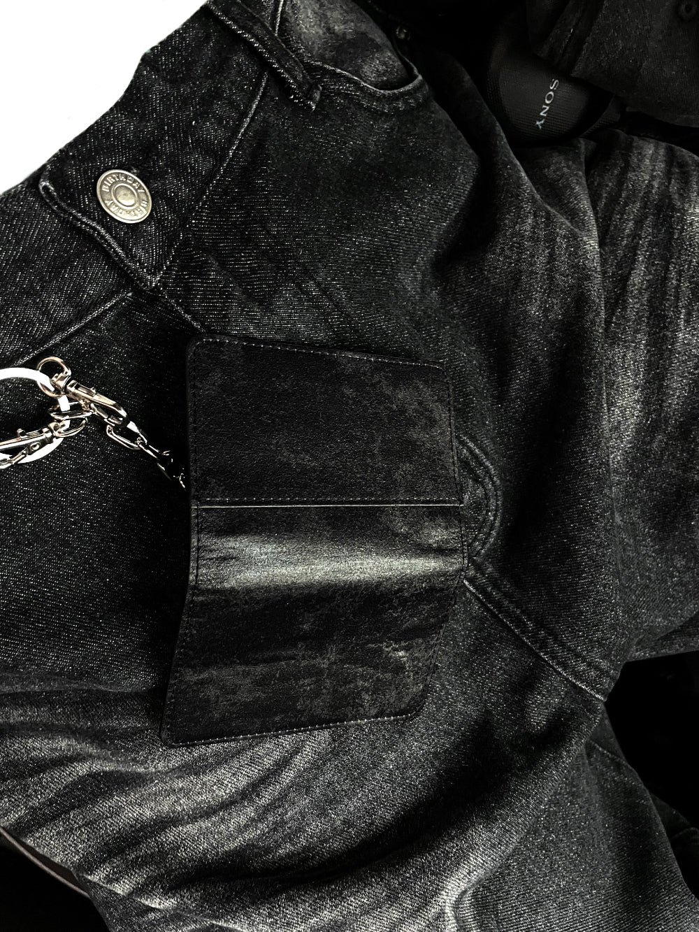 Vintage Wallet Keyring