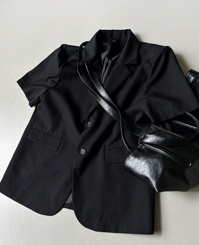 Two-Burton Half Blazer Jacket