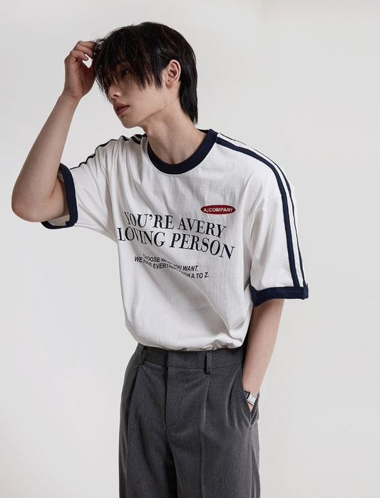 Loving Track Short Sleeve Tee
