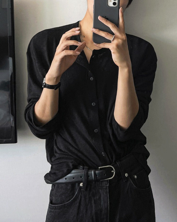 Acid Linen Cardigan