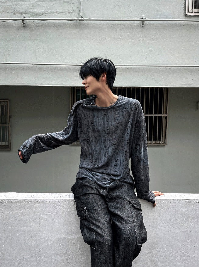 City Pub Cargo Banding Denim Pants