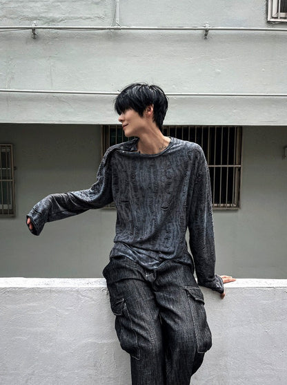 City Pub Cargo Banding Denim Pants