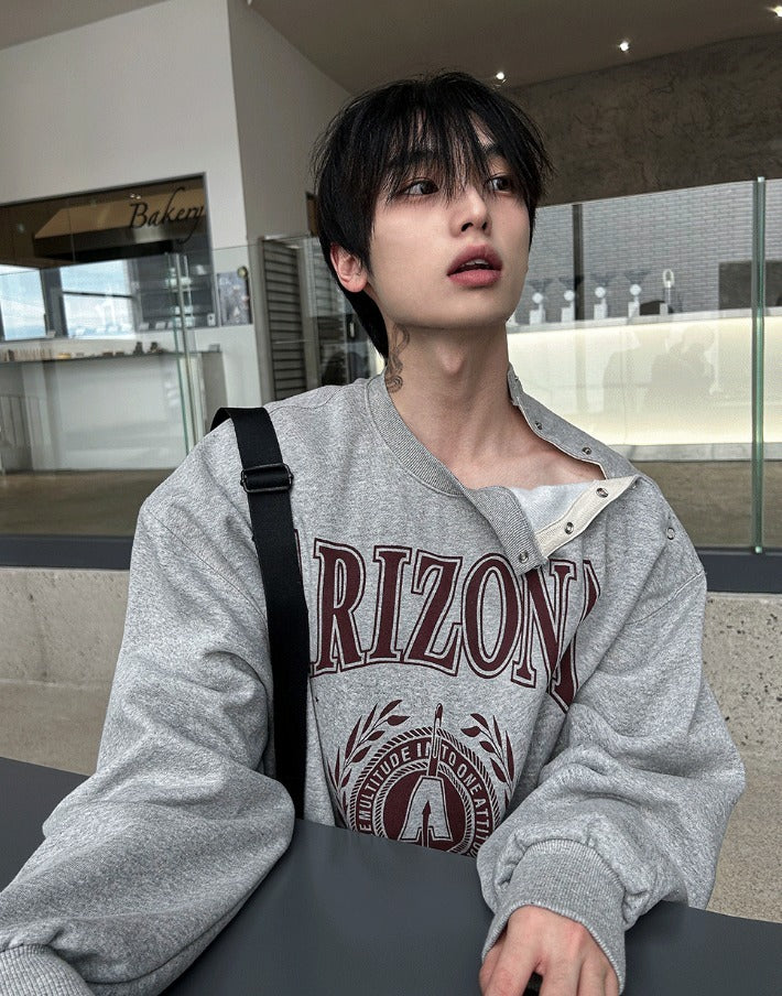 Open 5 Button washing sweat