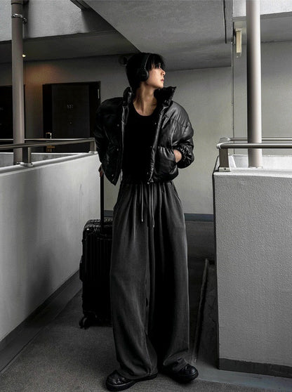 linen leather padded