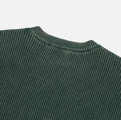 Dominic Pigment Round Neck Short Sleeve Knit