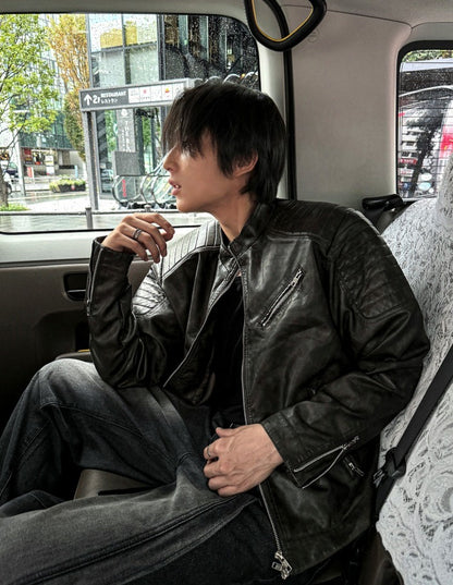 Biker Rider Leather Jacket