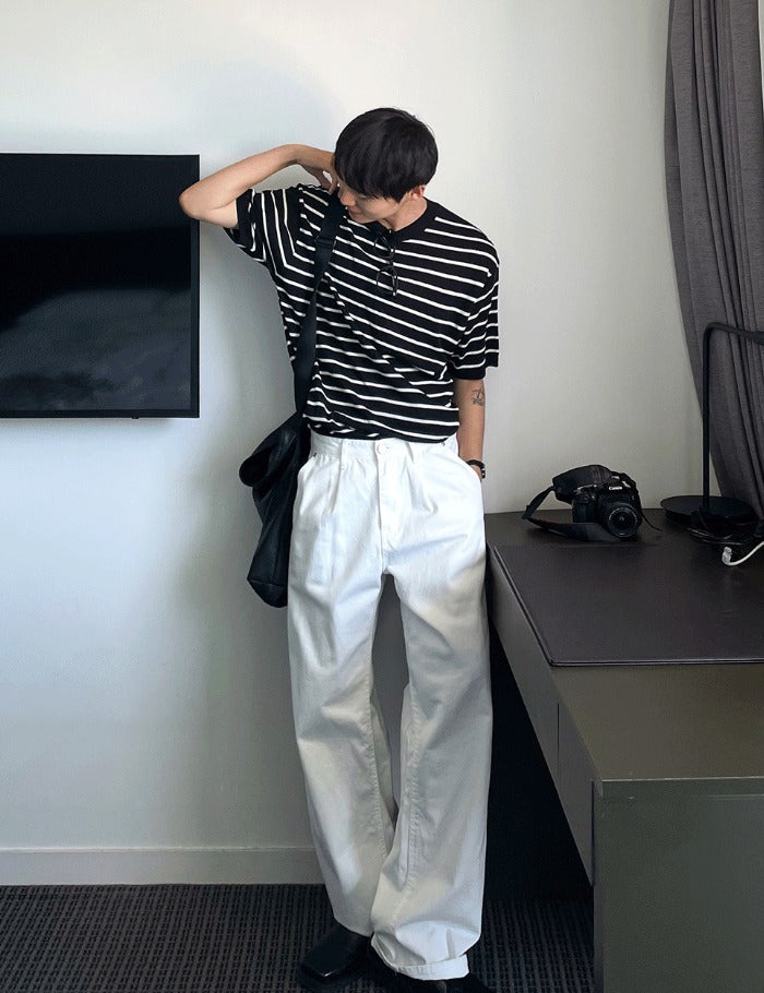 Ordinary Stripe Short Sleeve Tee