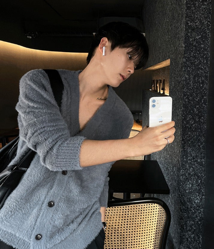 london mohair cardigan