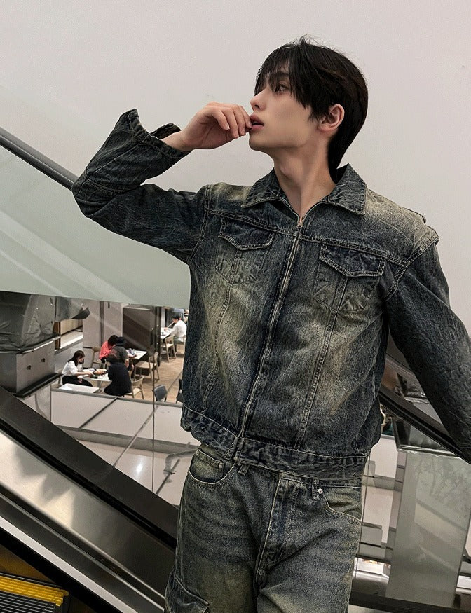 Plang Real Washing Cargo Denim