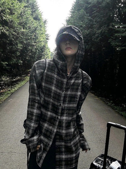 Authentic Hoodie Check Shirt (2 Colors)