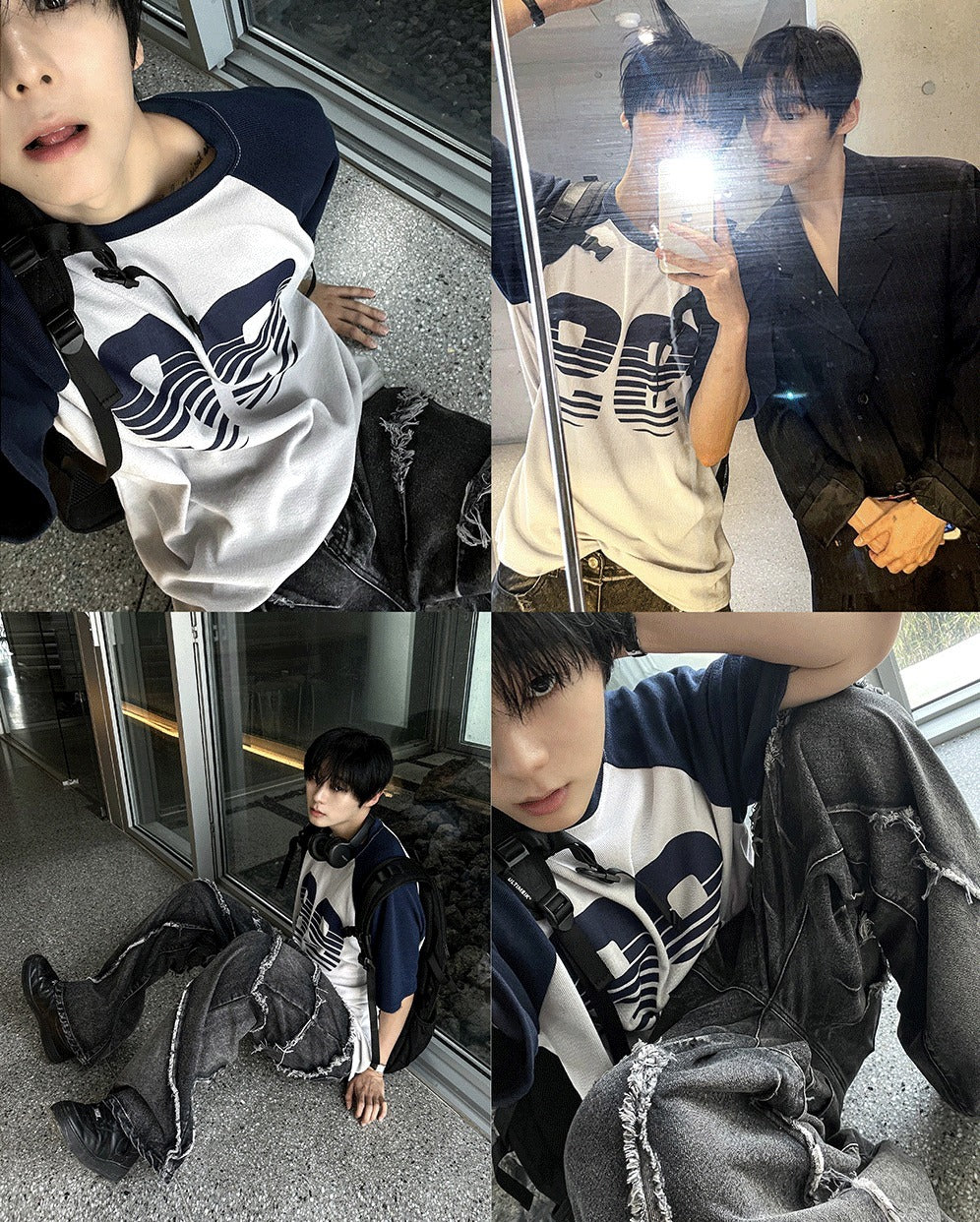 99 Raglan Short Sleeve Knit