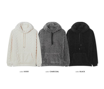 New Cable Wool Hood