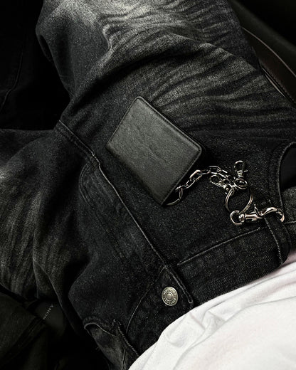 Vintage Wallet Keyring