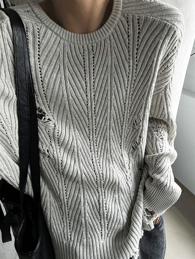 Stepping Cable Damage Knit